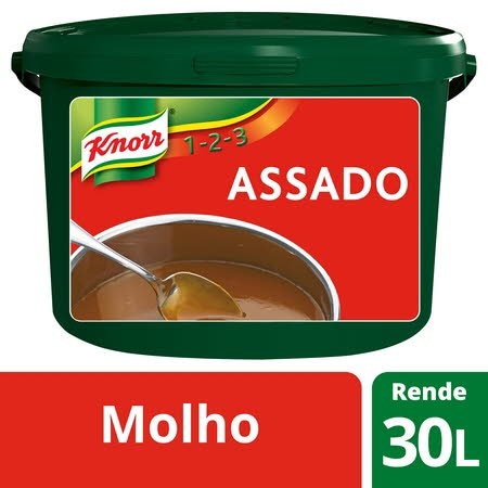 Knorr 1-2-3 molho desidratado Assado 3Kg - 