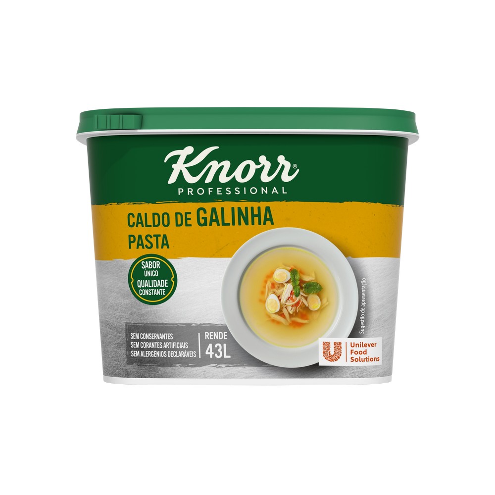 Knorr caldo pasta Galinha - Knorr Caldo de Galinha é o preferido das cozinhas portuguesas. Sabor único, qualidade constante.