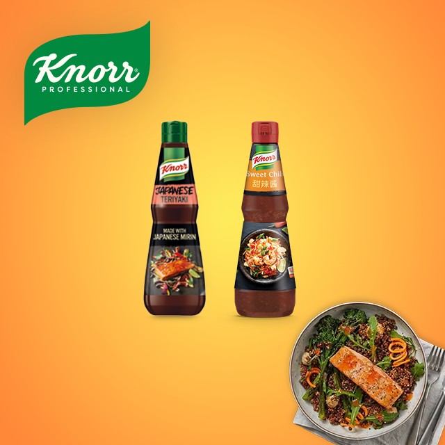 Até 15% de desconto nos Molhos Asiáticos Knorr