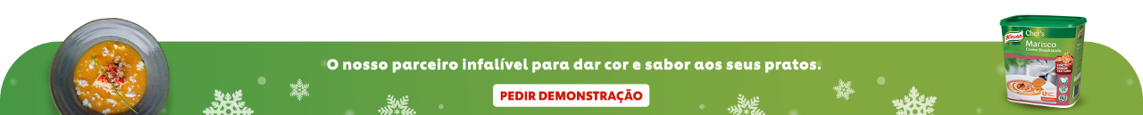 Peça a sua demonstração de Knorr Creme de Marisco