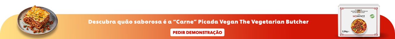Peça a sua demonstração da "Carne" Picada Vegan The Vegetarian Butcher