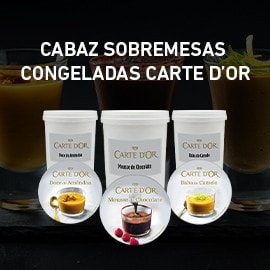50% nas mousses congeladas Carte D'Or