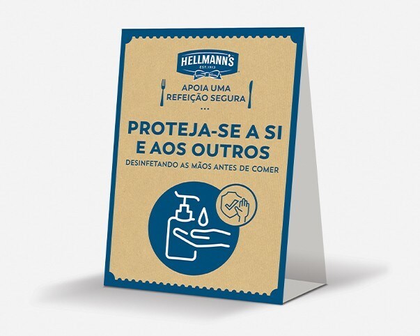 Hellmann's apoia uma refeição segura proteja-se a si e aos outros