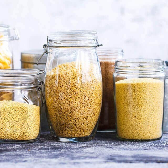 Compra e armazenamento de produtos e ingredientes sem glúten