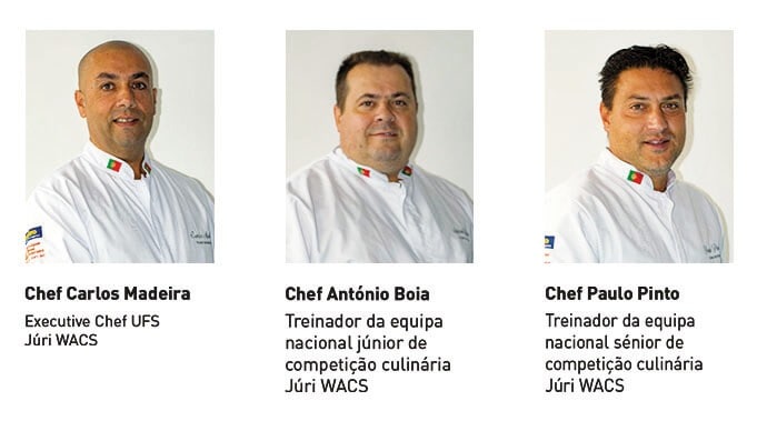 Júris Chefs Carlos Madeira António Boia e Paulo Pinto