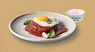 Bitoque Vegetariano à Portuguesa