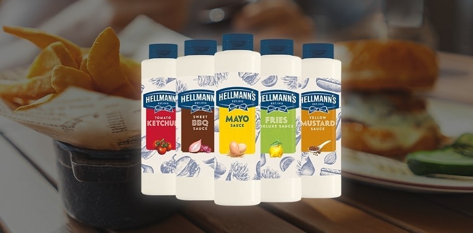 Molhos em Garrafa Hellmann's