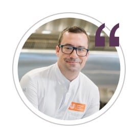 " Há tantos pratos que podem ser facilmente adaptados ou ajustados. Só temos de ser criativos."