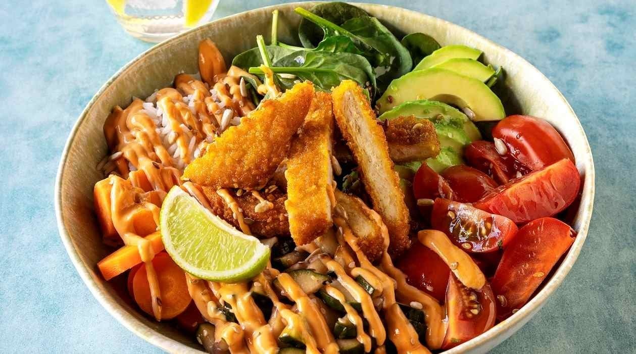 Bowl Crocante com Hellmann's Molho Mil Ilhas