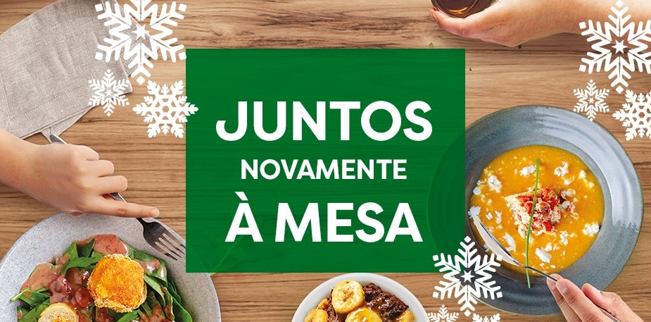 Conheça o guia de receitas: Juntos Novamente à Mesa
