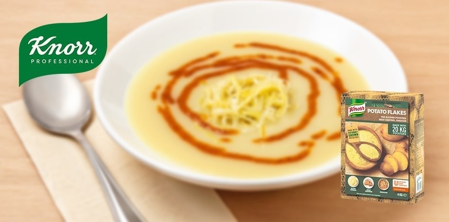 Receita de Creme de Alho Francês com Azeite de Chouriço