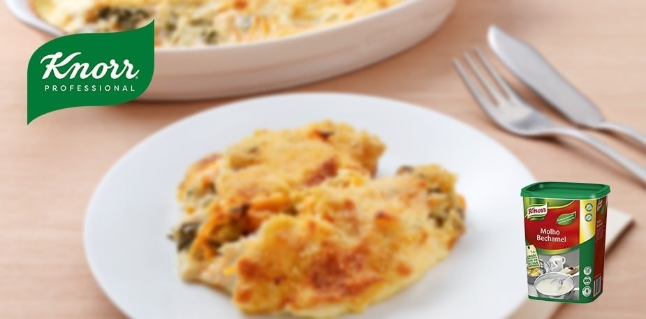 Receita de Bacalhau gratinado com todos