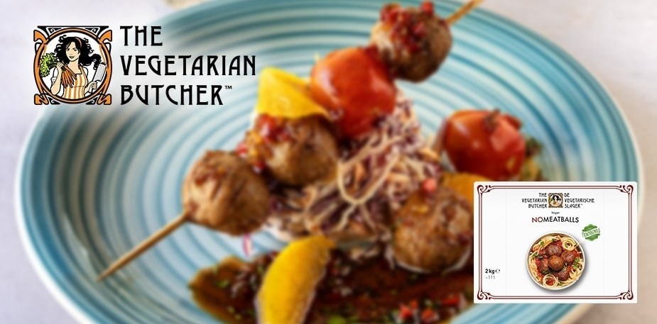 Receita de Espeto de Almôndegas Vegan com Molho Asiático