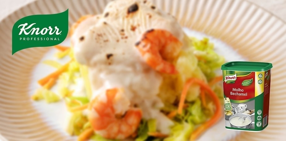 Receita de Gratinado Rico de Camarão e Peixe