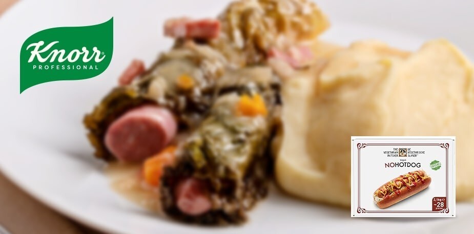 Receita de Salsichas Enroladas com Couve Lombarda