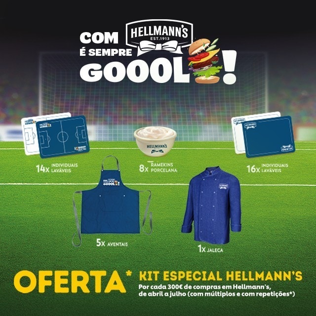 Receba um Kit Hellmann’s para o seu negócio!