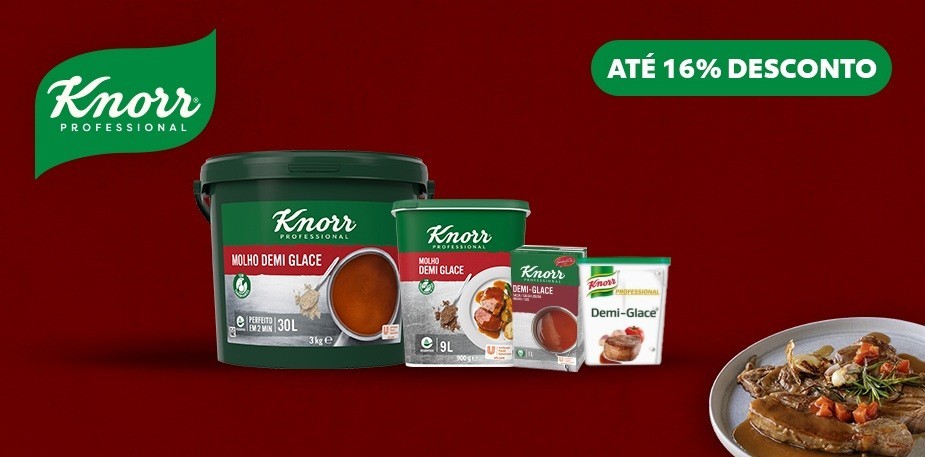 16% de desconto em Knorr Demi Glace!