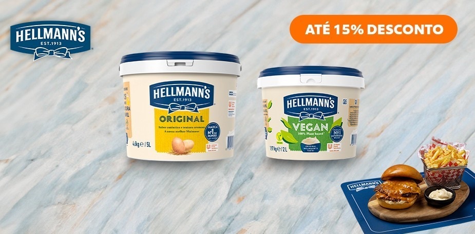 15% de desconto em Especial Molhos Hellmann’s!