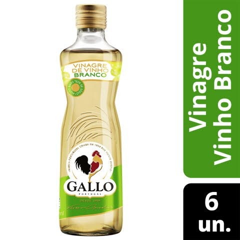 Gallo Vinagre Vinho Branco - Gallo Vinagrete Gallitto 20Ml, ideal para qualquer refeição