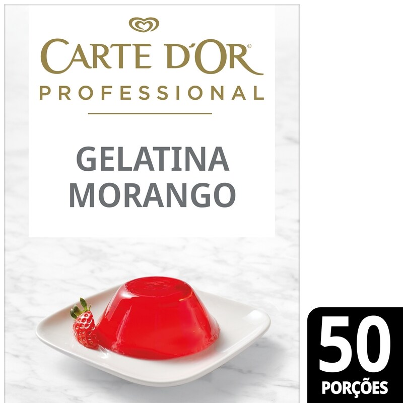 Carte D’Or Gelatina animal desidratada Morango 850Gr - 