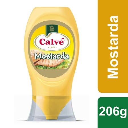 Calvé Mostarda Top Down 206Gr - 