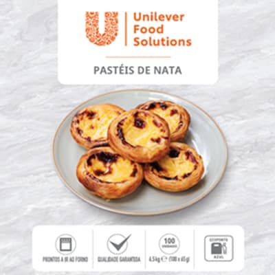 UFS Pastéis de Nata congelados 65Gr