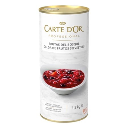 Carte D’Or Topping com pedaços enlatados Frutos Silvestres 1,7Kg