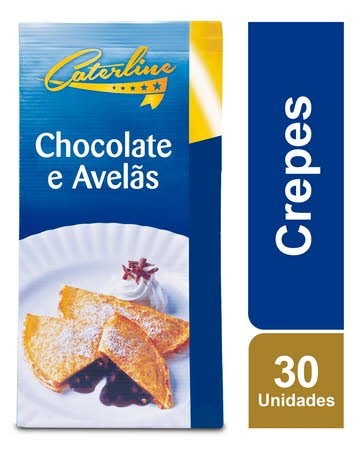 Caterline sobremesa congelada Crepes de Chocolate e Avelãs 1,95Kg - 