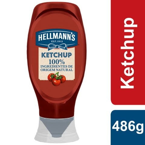 Hellmann’s Ketchup Top Down Pure 100% 468Gr - 