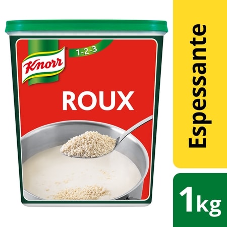 Knorr 1-2-3 Roux 1Kg - A Farinha torrada permite maior facilidade de utilização