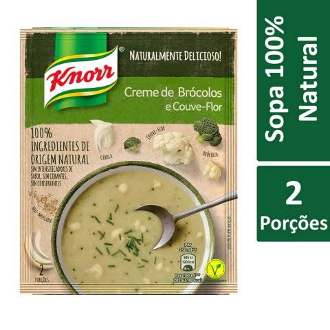 Knorr Creme de Brócolos e Couve-Flor - 