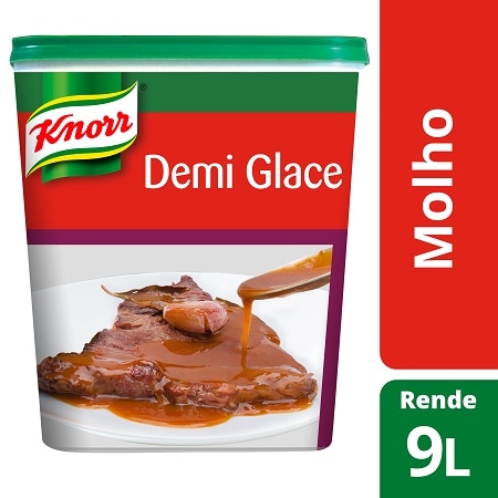 Knorr molho desidratado Demi Glace 900Gr - O nosso Demi Glace é a base perfeita para todos os molhos de bifes e outras carnes.