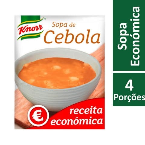 Knorr Sopa de Cebola Receita Económica - 