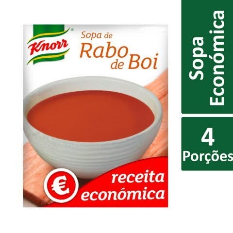 Knorr Sopa Rabo de Boi Receita Económica - 