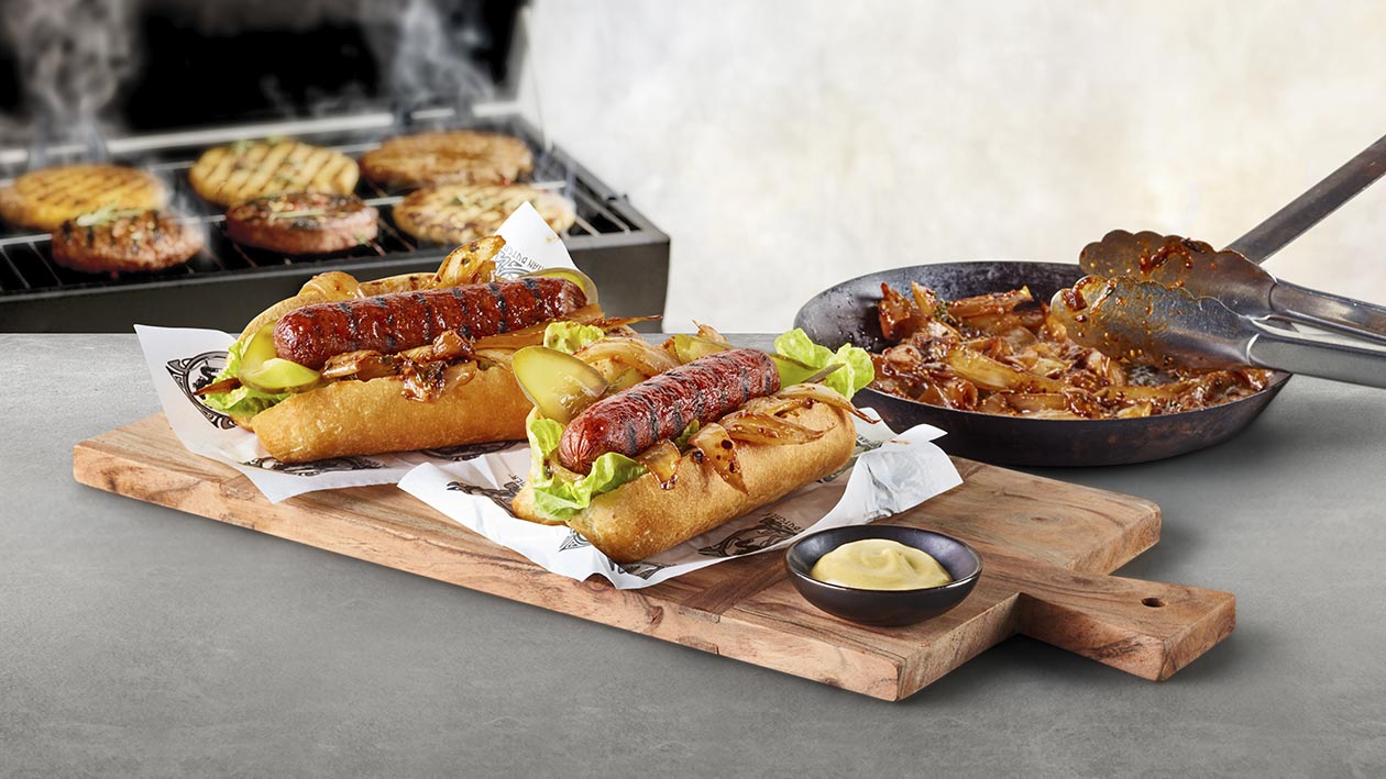 Hot Dog com Pickles e Cebola Caramelizada – - Receita