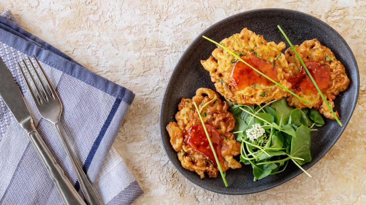 Pataniscas de Courgete – - Receita