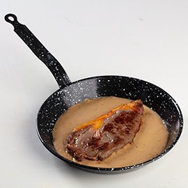 Bife com Molho de Mostarda