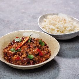 Chili de Carne com Arroz