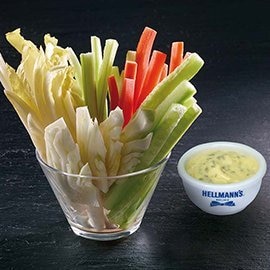 Crudités com Molho Tártaro											
