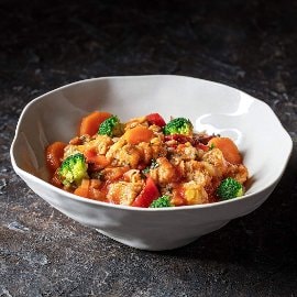 Estufado de Soja e Legumes