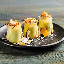 Gelatina de Ananás e Coco