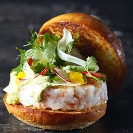 Hambúrguer de Camarão