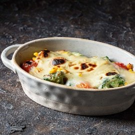 Legumes Gratinados no Forno