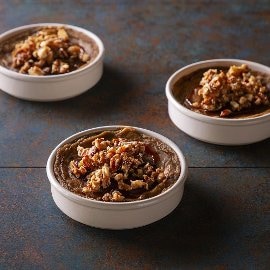 Leite de Creme aromatizado com Café preparado no forno