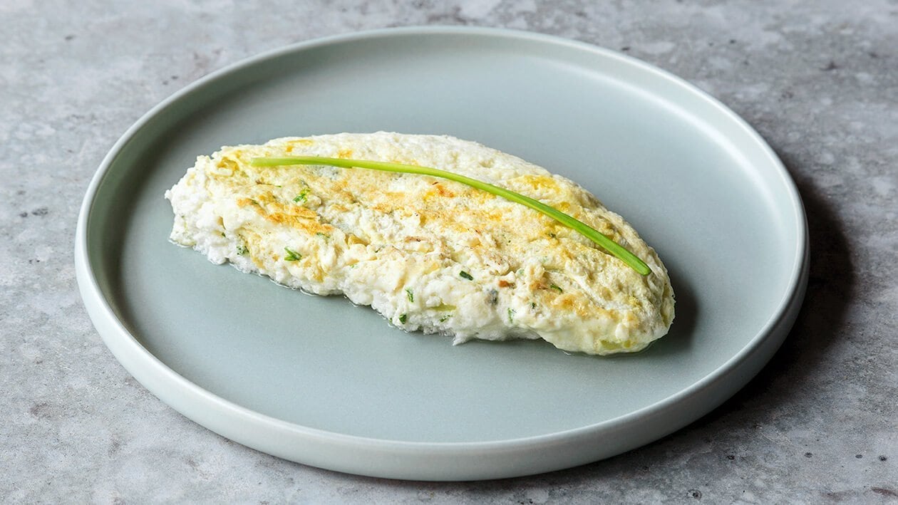 Omelete de Claras com Cebolinho – - Receita