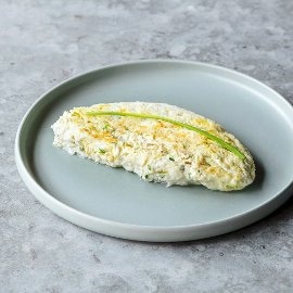 Omelete de Claras com Cebolinho