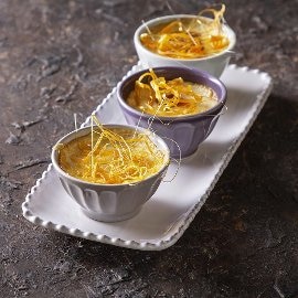 Panna Cotta com Requeijão preparada no forno