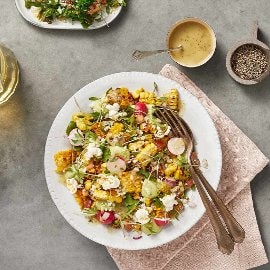 Salada de Bulgur com Milho e Requeijão