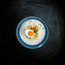 Sopa Asiática com leite de coco e frango