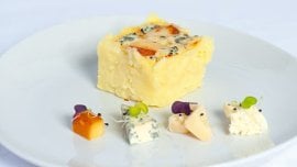 Puré de Batata gratinado com 4 Queijos